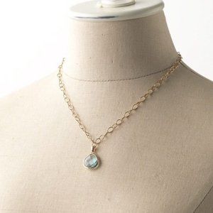 Stella & Dot Aqua Serenity Necklace